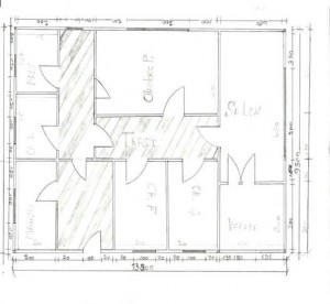 Grundriss der geplanten Schule Grundriss der geplanten Schule